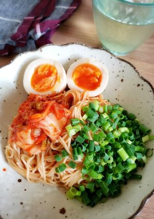 そうめんで簡単!ビビンバ風そうめん-レシピのメイン写真