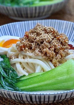冷やしde豆乳坦々素麺(うどん)-レシピのメイン写真