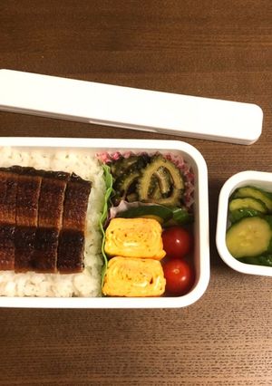 自分弁当・うな丼-レシピのメイン写真