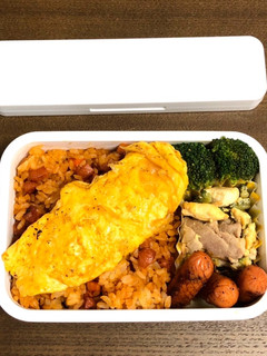 自分弁当・オムライス-レシピのメイン写真
