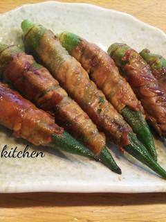 オクラの肉巻き-レシピのメイン写真