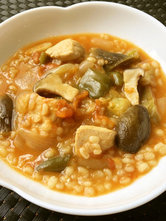 もち麦と夏野菜たっぷりラタトゥイユ-レシピのメイン写真