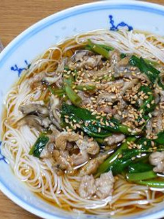 冷やしけんちんそうめん-レシピのメイン写真