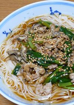 冷やしけんちんそうめん-レシピのメイン写真