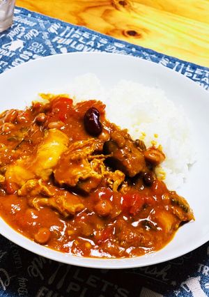 夏野菜たっぷりトマトチキンカレー-レシピのメイン写真