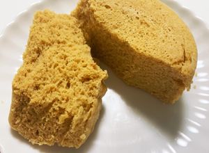 ダイエットに！レンジできなこ蒸しパン-レシピのメイン写真