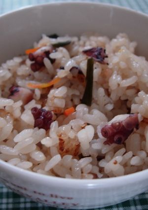 梅入りタコ飯-レシピのメイン写真