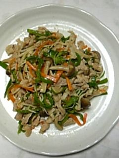 ★ピーマン・きのこと豚肉の中華炒め ★-レシピのメイン写真