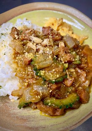 ゴーヤとスパムのスパイスサマーカレー-レシピのメイン写真