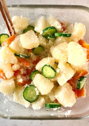 ポテトサラダ　簡単　塩のみ-レシピのメイン写真