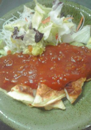ミートソースdeはんぺんステーキ-レシピのメイン写真