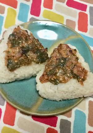 超簡単☆さっぱり梅みそ焼きおにぎり♪♪♪-レシピのメイン写真