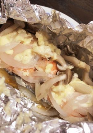 シャケのホイル焼き♩フライパンで〜♩-レシピのメイン写真