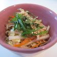冷蔵庫の野菜で塩コンブ和え