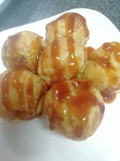 小麦粉とやまいものとろとろたこ焼き-レシピのメイン写真
