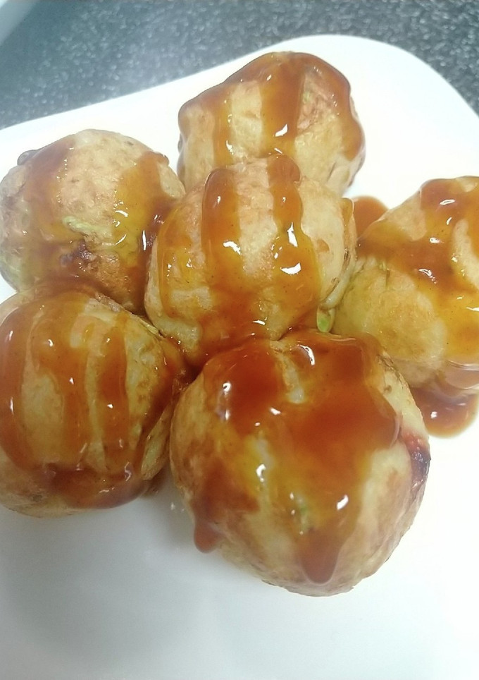 小麦粉とやまいものとろとろたこ焼き-レシピのメイン写真