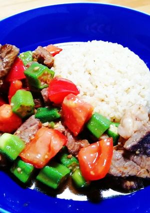 夏野菜のうまうま丼-レシピのメイン写真