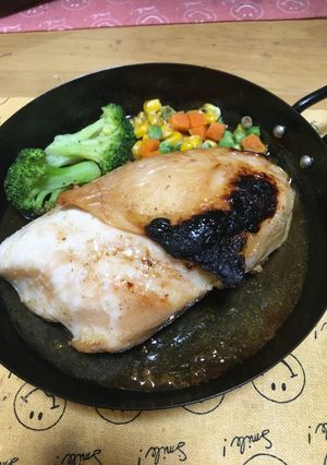 グリルパンでローストチキン-レシピのメイン写真