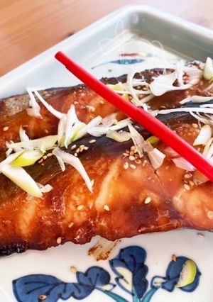 鮭のオーブン焼き♡ 生姜入り赤味噌漬け-レシピのメイン写真