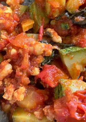 トマトソースでドライカレー-レシピのメイン写真