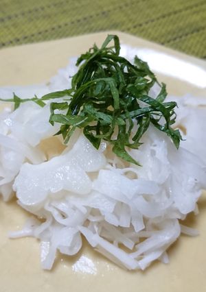 白ゴーヤとホタテ缶の大根サラダ-レシピのメイン写真