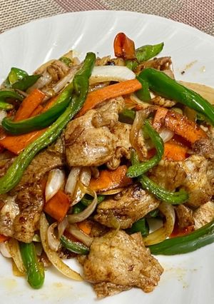 豚バラ肉といろいろ野菜の甜麺醤炒め-レシピのメイン写真