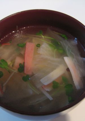 かにかま　大根スープ-レシピのメイン写真