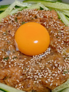 絶品☆ネギまぐろの甘辛ユッケ丼-レシピのメイン写真