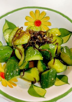 きゅうり塩昆布和え-レシピのメイン写真