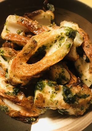 最小限の油で揚げる●竹輪の磯辺揚げ-レシピのメイン写真
