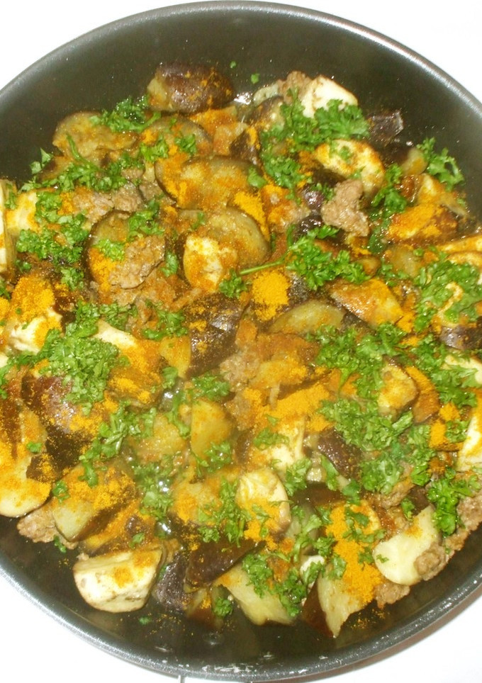 茄子ひき肉のカレー炒め♪簡単-レシピのメイン写真