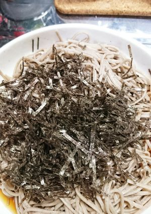 ざる蕎麦いただきまぁす( (^o^)v-レシピのメイン写真