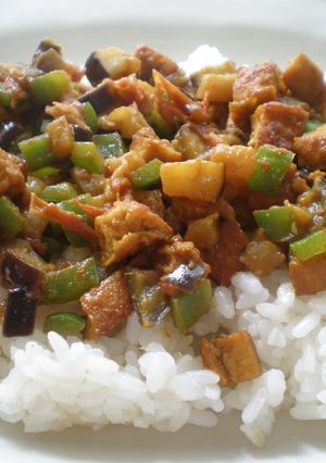 厚揚げと夏野菜のヘルシードライカレー-レシピのメイン写真