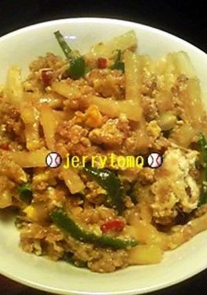 ★豚ひき肉のピリ辛炒め★-レシピのメイン写真