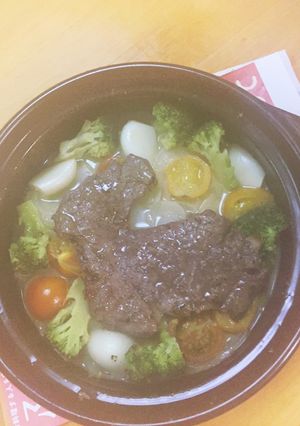 温野菜とやわらか牛。簡単に プチ贅沢？-レシピのメイン写真