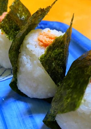ふっくら♫ 焼きたらこのおにぎり-レシピのメイン写真