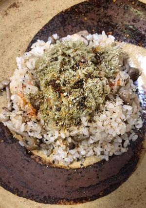 いんげん豆としめじたっぷり炊き込みご飯-レシピのメイン写真