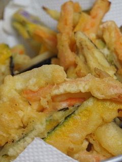 夏野菜でかき揚げ-レシピのメイン写真