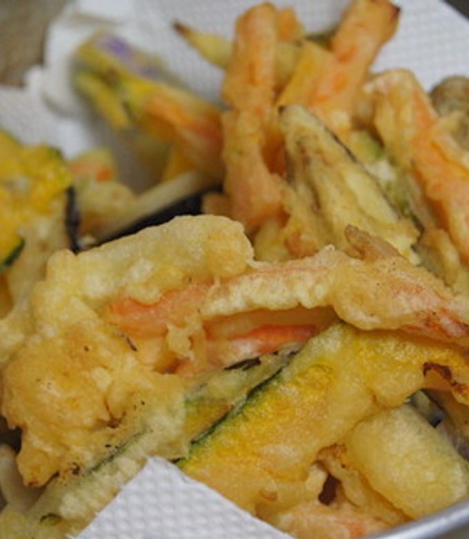 夏野菜でかき揚げ-レシピのメイン写真