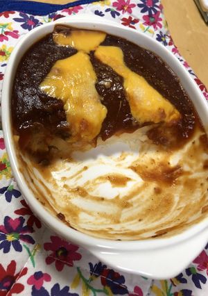 マッシュポテトとミートソースのグラタン-レシピのメイン写真