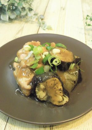 鶏ももとなすの甘酢煮-レシピのメイン写真