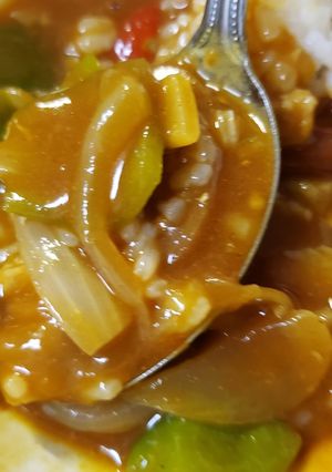夏カレー【ピーマン&トマト&豚バラ】-レシピのメイン写真