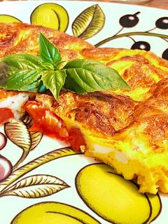ミニトマトのスペイン風オムレツ-レシピのメイン写真