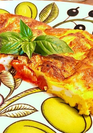 ミニトマトのスペイン風オムレツ-レシピのメイン写真