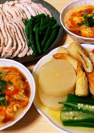 低温調理機で簡単☆胸肉で鶏ハム-レシピのメイン写真