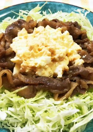 簡単！子供も大好き！焼き肉サラダ♪♪♪-レシピのメイン写真