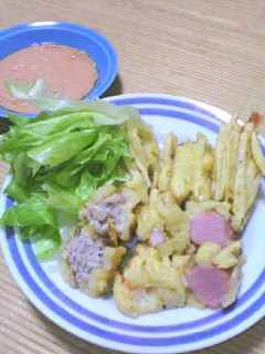 パリパリ!海老と豚ひき肉で 巣籠り揚げ-レシピのメイン写真