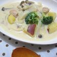 チキンとさつまいもの豆乳シチュー