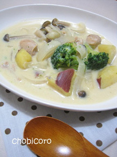 チキンとさつまいもの豆乳シチュー-レシピのメイン写真