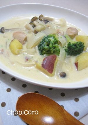 チキンとさつまいもの豆乳シチュー-レシピのメイン写真